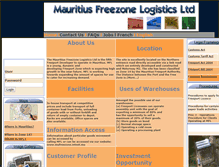 Tablet Screenshot of mufreezone.intnet.mu